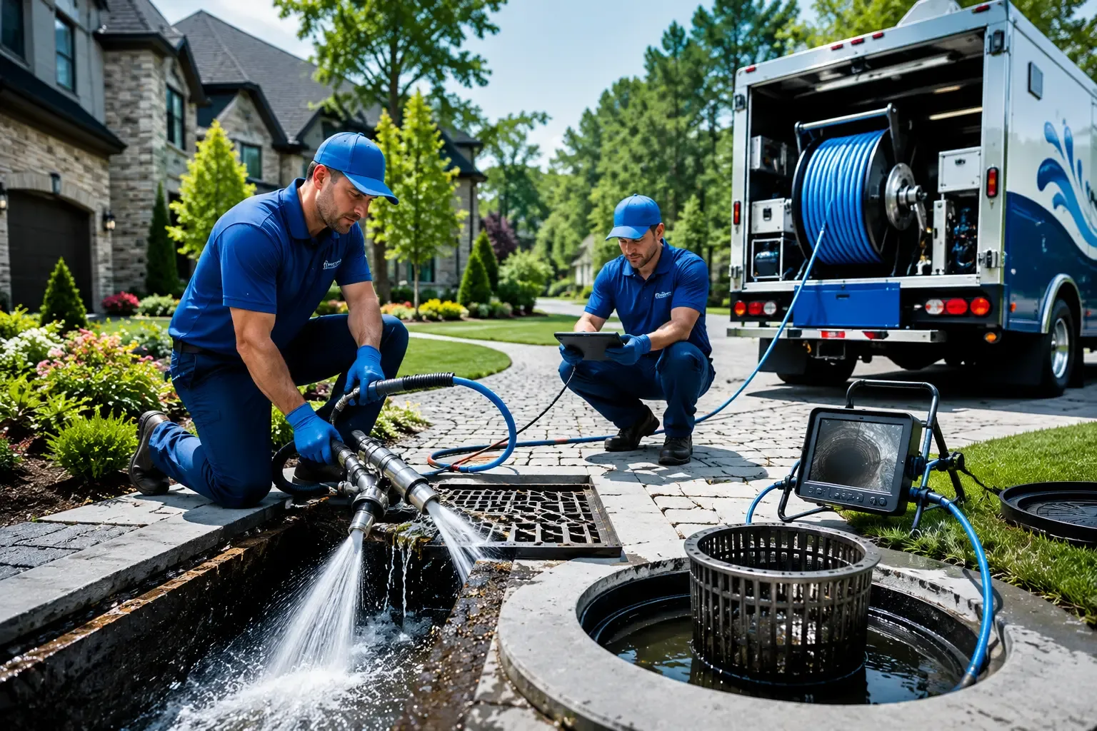 Local outdoor drain cleaning professionals in Marilla, NY
