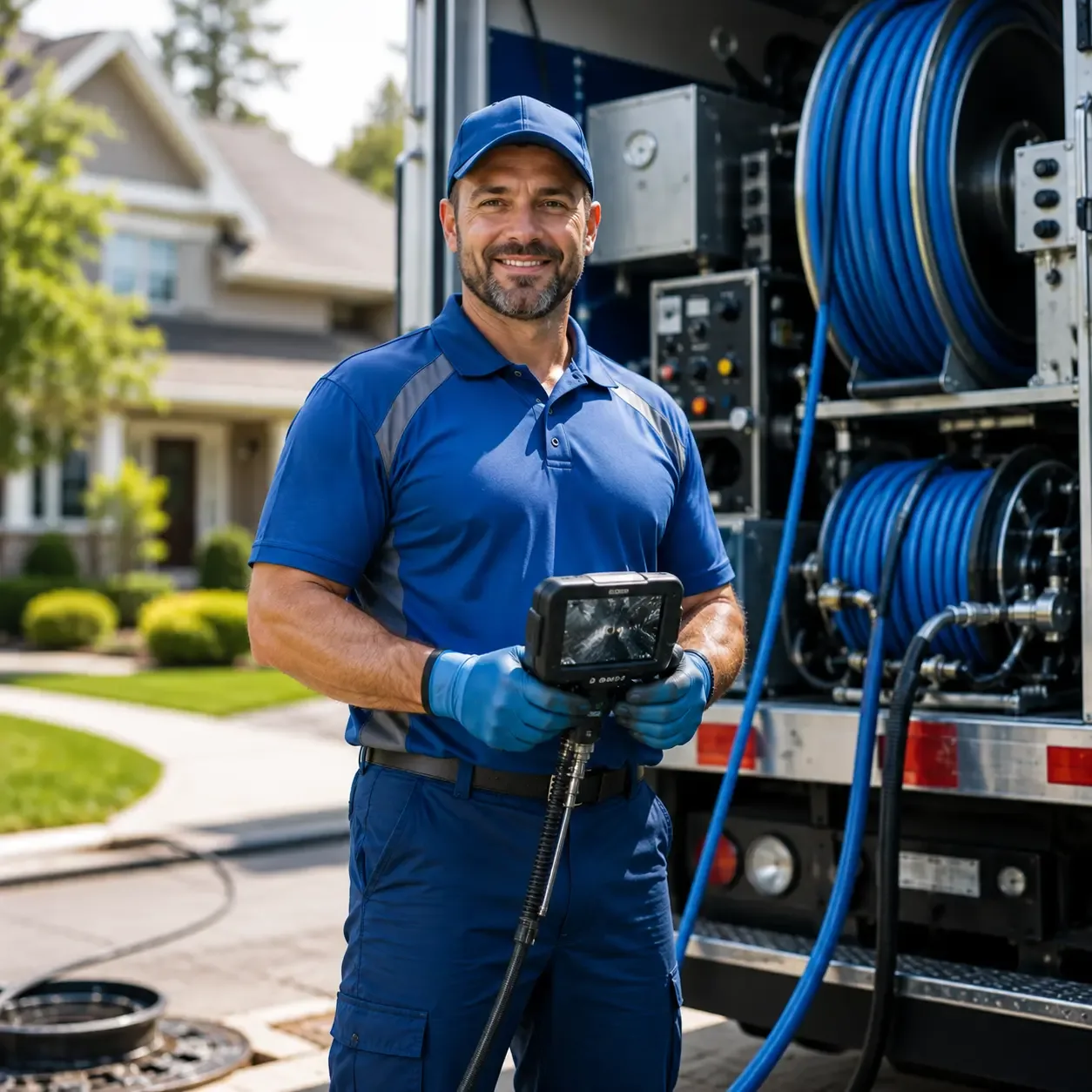 Local outdoor drain cleaning specialists in Marilla, NY